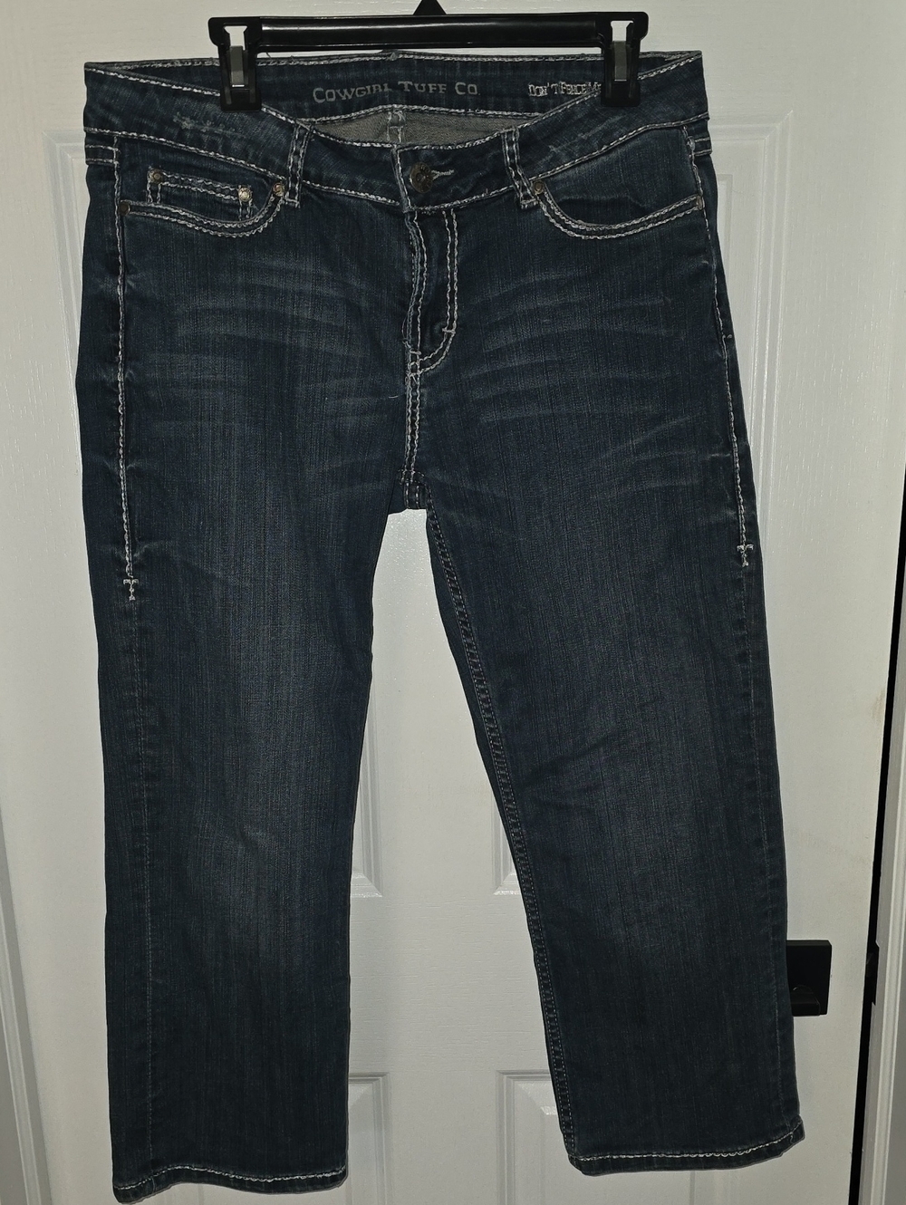 Cowgirl Tuff Co Dark Wash Bootcut Jeans - Dark Blue
